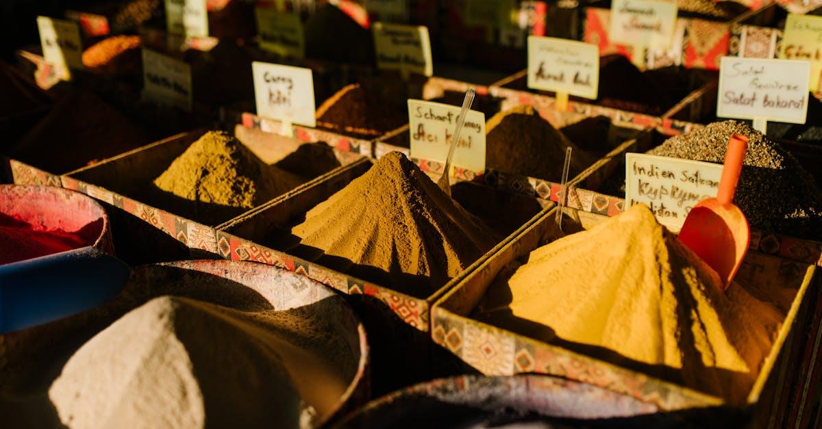 découvrez spice bazaar, votre destination incontournable pour une explosion de saveurs. explorez une vaste gamme d'épices exotiques et d'aromates rares qui transformeront vos plats en véritables chefs-d'œuvre culinaires. plongez dans un monde de couleurs et de senteurs uniques !